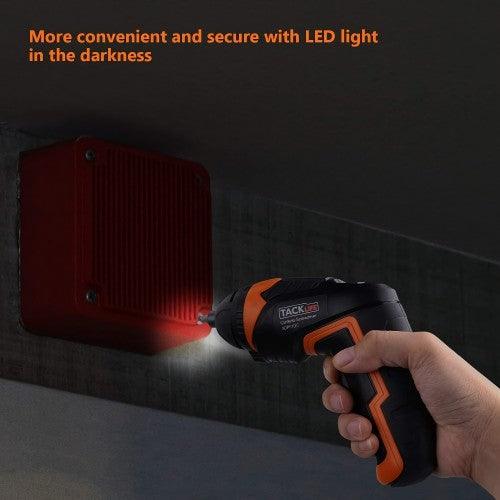 TACKLIFE 3.6V Electric Screwdriver, Cordless USB Rechargeable, 33pcs Driver Bits, - Toytexx TACKLIFE 3.6V Electric Screwdriver, Cordless USB Rechargeable, 33pcs Driver Bits, - Toytexx